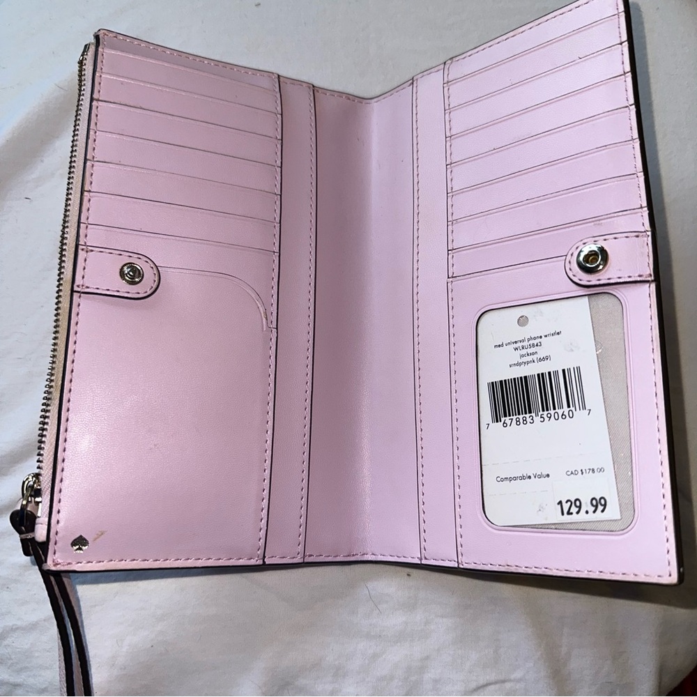 Kate Spade Lavender Clutch Wallet NWT - Picture 3 of 7